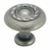 (22-Pack) AS-IS 1-1/4" Amerock Rope Twist Knob Weathered Nickel -Liberty Sale AM BP1585 WN 37727.1661458006