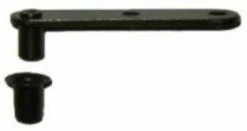 2" Center Hinge With Plain Socket Statuary Bronze