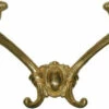 Victorian Style Double Coat Hook Cast Brass -Liberty Sale B 0988 victorian brass hook 65355.1670951809