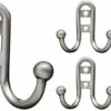 Liberty (5 Pack) Double Prong Robe Hook With Ball End Satin Nickel -Liberty Sale B46115M SN C 27445.1660143205