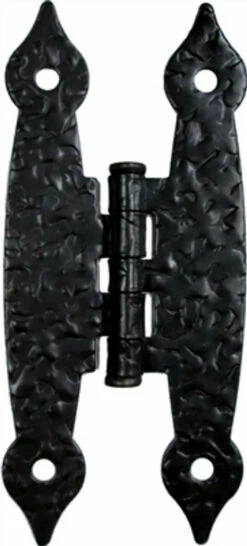 Hammered Finish "H" Hinge Black