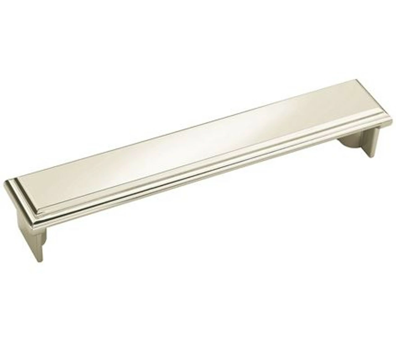 Amerock (5-Pack) AS-IS 5" Manor Cup Pull Polished Nickel 3 Amerock (5-Pack) AS-IS 5" Manor Cup Pull Polished Nickel