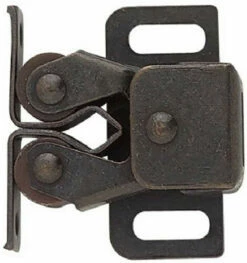 Double Roller Catch With Spear Statuary Bronze