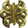Brass Plated Steel Decorative Butterfly Hinge -Liberty Sale D 1792 2T 06256.1671737025