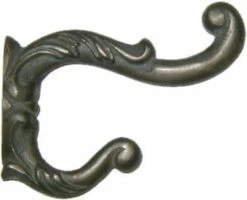 Victorian Style Cast Iron Single Coat Hook