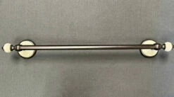 Liberty 18" Alexandria Towel Bar Set Rubbed Bronze And Aged Ceramic