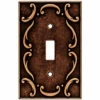 Single Switch Wall Plate - French Lace - Sponged Copper -Liberty Sale L 64268 66119.1661878094