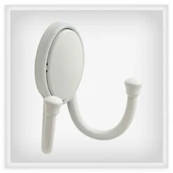 Liberty Atticus Concealed Mount Double Hook White