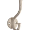 4.15" Flared Coat And Hat Hook Satin Nickel -Liberty Sale LQ B43477W SN C 61276.1660143021