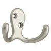 Liberty Satin Nickel Double Prong Robe Hook