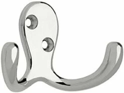 Liberty Chrome Double Prong Robe Hook
