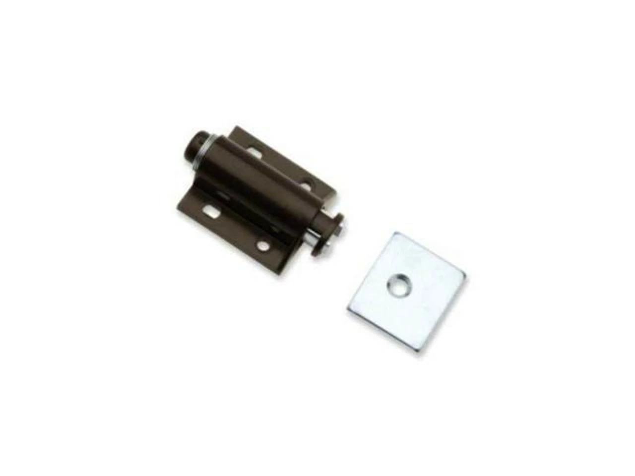 Single Touch Magnetic Latch With Strike Brown 3 Single Touch Magnetic Latch With Strike Brown