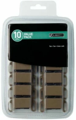 Liberty (10-Pack) Magnetic Cabinet Catch With Strike