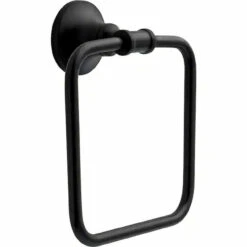 Liberty Delta Chamberlain Towel Ring Matte Black