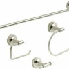 Liberty Voisin 4-Piece Bath Accessory Set Satin Nickel -Liberty Sale LQ VOI64 SN 34014.1657824547