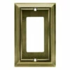 Architectural Single Decorator Wallplate Antique Brass -Liberty Sale LQ W10244 AB UC 55681.1663707510