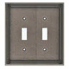 Liberty Ruston Double Switch Heirloom Silver -Liberty Sale LQ W16045 904 U 25176.1664386409