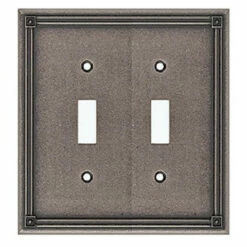 Liberty Ruston Double Switch Heirloom Silver