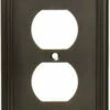 Ruston Single Duplex Wall Plate Heirloom Silver -Liberty Sale LQ W16046 904 U 81730.1664386832