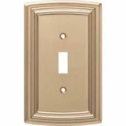 Liberty Emery Single Switch Wall Plate Champagne Bronze