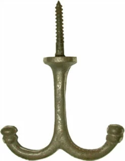 Cast Iron Wardrobe Or Ceiling Coat Hook