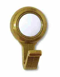Amerock Coat Hook - Antique Brass W/ Ceramic Center AM-BP76260-WB