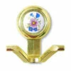 Amerock Coat Hook - Bright Brass W/ Ceramic Insert AM-BP76262-FW3 -Liberty Sale amerock coat hook bright brass w ceramic insert am bp76262 fw3 5 70075.1660076430