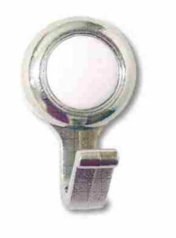 Amerock Coat Hook - Chrome W/ White Ceramic Center AM-BP76260-26W