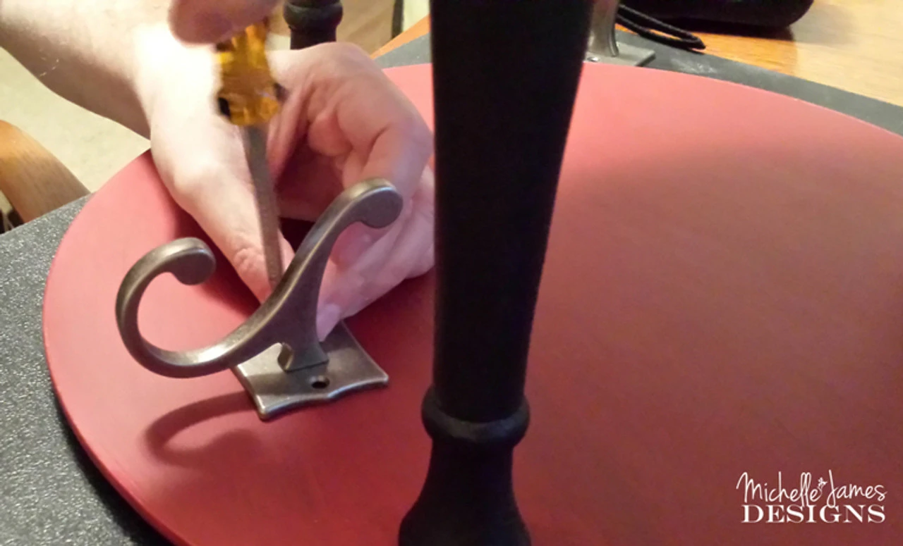 Liberty Antique Iron Two Prong Scroll Hook LQ-111443 6 Liberty Antique Iron Two Prong Scroll Hook LQ-111443 - Image 4