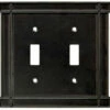 Liberty Arts & Crafts Double Switch Wall Plate - Soft Iron (144062) -Liberty Sale arts crafts double switch wall plate soft iron 144062 2 13286.1661959048