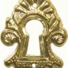 Victorian Style Stamped Brass Keyhole Cover -Liberty Sale b 0293 61118.1671475132
