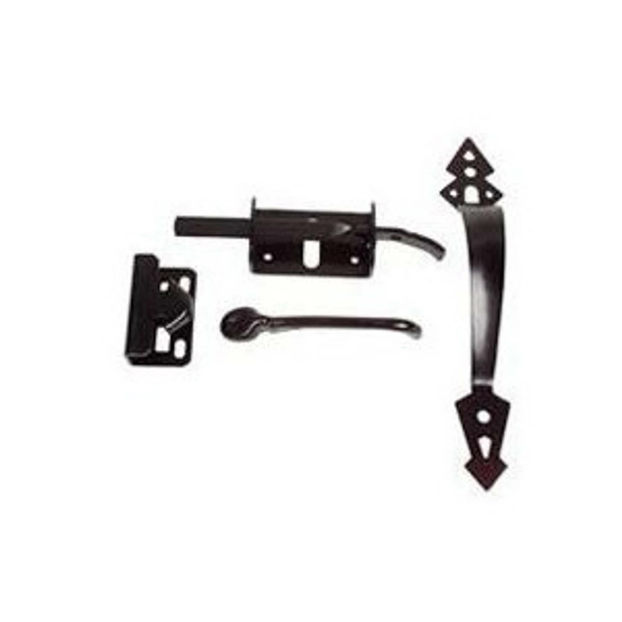 Liberty (10-pack) Heavy Duty Steel Thumb Latch - Black- Garden Gate 4 Liberty (10-pack) Heavy Duty Steel Thumb Latch - Black- Garden Gate - Image 2