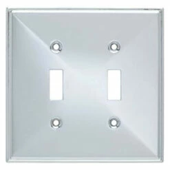 Franklin Brass - Beverly Double Toggle Switch Wall Plate - Polished Chrome - 135874