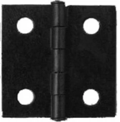 Black Butt Hinge - Fast Pin - 1 1/2" X 1-1/2" DL-H537B-112BK