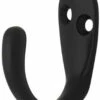 Single Prong Coat Hook - 1-1/2" - Matte Black -Liberty Sale black coat hook 1 06471.1660076957