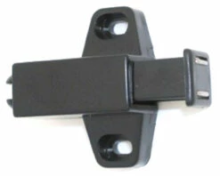 Black Single Magnetic Touch Latch - No Strike - 1 3/4"