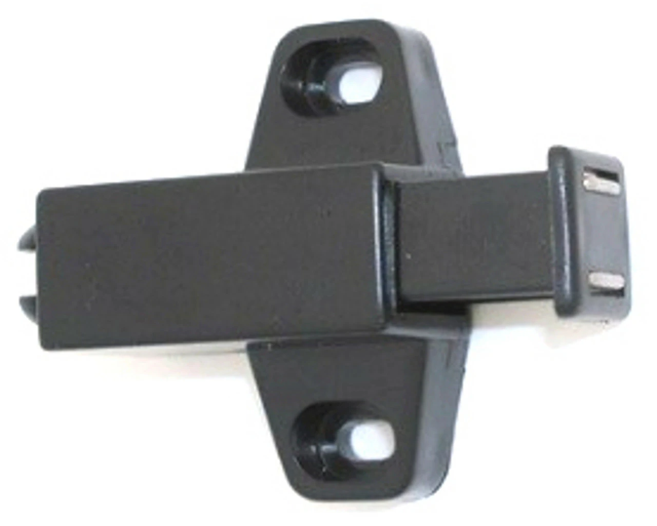 Black Single Magnetic Touch Latch - No Strike - 1 3/4" 3 Black Single Magnetic Touch Latch - No Strike - 1 3/4"
