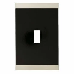 Liberty Wall Plate - Satin Nickle And Flat Black - 135754