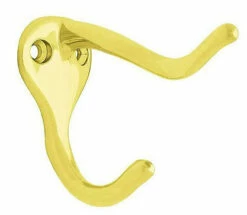 Liberty Bright Brass Shaker Style Coat And Hat Hook B59303G-PB-C7