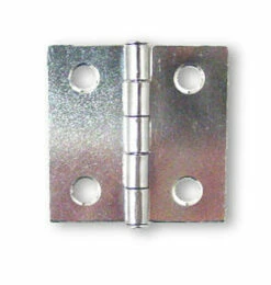 Bright Chrome Butt Hinge - Square 1 1/2" X 1-1/2"