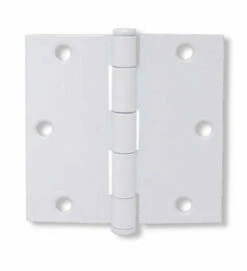 Liberty Bright White Square Corner 3 1/2" Door Hinge LQ-B1360