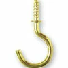 Amerock Bulldog Cup Hook - 8 Pack (Brass 7/8") AM-235734