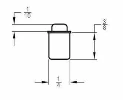 Bullet Catch 1/4" Diameter C21-55380BULLET 7 Bullet Catch 1/4" Diameter C21-55380BULLET -Liberty Sale bullet catch 1 4 diameter 1 54584.1661452833