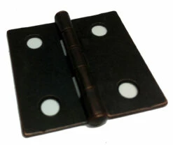 Butt Hinge - Antique Copper - Square 1 1/2" X 1 1/2" H537B-AC112