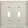 Liberty Cambray Double Switch Wall Plate - Satin Nickel (144406) (W24567-SN-U) -Liberty Sale cambray double switch wall plate satin nickel 144406 w24567 sn u 2 02636.1661958549