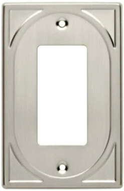 Liberty Cambray Single Decorator Wall Plate - Satin Nickel (144412)