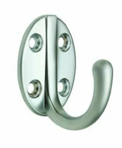 Liberty Coat Hook - Aluminum Finish - Single Coat Hook L-B46116Z-AL-C