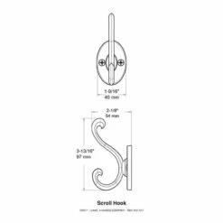 Liberty 3-3/4" Cocoa Bronze Scroll Hook 7 Liberty 3-3/4" Cocoa Bronze Scroll Hook -Liberty Sale cocoa bronze scroll hook 3 3 4 b34052c co c 3 62028.1632757458