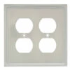 Liberty Country Fair Double Duplex Wall Plate - Satin Nickel (126478) -Liberty Sale country fair double duplex wall plate satin nickel 126478 1 36065.1661958274