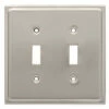Liberty Country Fair Double Switch Plate - Satin Nickel (126365) -Liberty Sale country fair double switch plate satin nickel 126365 2 83532.1661958259
